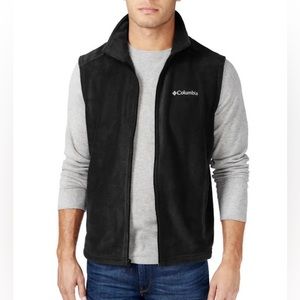 Columbia Sportswear Men’s Steen Fleece Mountain Vest Black • Size Medium